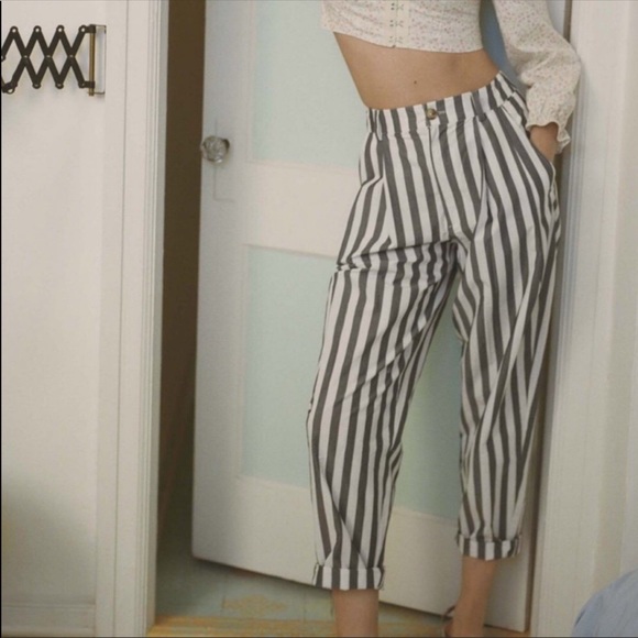 UO • Striped High Rise Pants - Picture 3 of 4